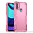 Custodia Silicone e Plastica Opaca Cover per Motorola Moto E30 Rosa Caldo