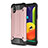 Custodia Silicone e Plastica Opaca Cover per Samsung Galaxy M01 Core