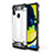 Custodia Silicone e Plastica Opaca Cover per Samsung Galaxy M11 Argento