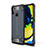 Custodia Silicone e Plastica Opaca Cover per Samsung Galaxy M11 Blu Notte
