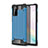Custodia Silicone e Plastica Opaca Cover per Samsung Galaxy Note 20 Plus 5G Cielo Blu