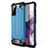 Custodia Silicone e Plastica Opaca Cover per Samsung Galaxy S20 FE 4G Cielo Blu