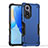 Custodia Silicone e Plastica Opaca Cover QW1 per Huawei Nova 9 Blu