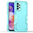 Custodia Silicone e Plastica Opaca Cover QW1 per Samsung Galaxy A23 4G Azzurro