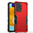 Custodia Silicone e Plastica Opaca Cover QW1 per Samsung Galaxy A52 4G Rosso