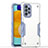 Custodia Silicone e Plastica Opaca Cover QW1 per Samsung Galaxy A52s 5G Bianco