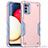 Custodia Silicone e Plastica Opaca Cover QW1 per Samsung Galaxy F02S SM-E025F Rosa