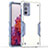 Custodia Silicone e Plastica Opaca Cover QW1 per Samsung Galaxy S20 FE 4G Bianco