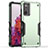 Custodia Silicone e Plastica Opaca Cover QW1 per Samsung Galaxy S20 FE 4G Verde Pastello