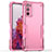 Custodia Silicone e Plastica Opaca Cover QW1 per Samsung Galaxy S20 Lite 5G Oro Rosa