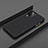 Custodia Silicone e Plastica Opaca Cover U01 per Huawei P40 Lite Nero