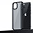 Custodia Silicone e Plastica Opaca Cover U04 per Apple iPhone 13 Nero