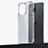 Custodia Silicone e Plastica Opaca Cover U04 per Apple iPhone 13 Pro Chiaro