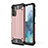 Custodia Silicone e Plastica Opaca Cover WL1 per Samsung Galaxy A32 5G Oro Rosa