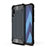 Custodia Silicone e Plastica Opaca Cover WL1 per Samsung Galaxy A70S Blu Notte