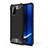 Custodia Silicone e Plastica Opaca Cover WL1 per Samsung Galaxy A91 Nero
