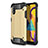 Custodia Silicone e Plastica Opaca Cover WL1 per Samsung Galaxy M01 Oro