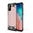 Custodia Silicone e Plastica Opaca Cover WL1 per Samsung Galaxy S20 Plus Oro Rosa