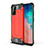 Custodia Silicone e Plastica Opaca Cover WL1 per Samsung Galaxy S20 Plus Rosso