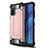 Custodia Silicone e Plastica Opaca Cover WL1 per Xiaomi Poco M5S Oro Rosa