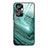 Custodia Silicone Gel Laterale Fantasia Modello Specchio Cover JM1 per Xiaomi Redmi Note 10 Pro Max Verde