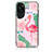 Custodia Silicone Gel Laterale Fantasia Modello Specchio Cover JM2 per Huawei P60 Art Rosa Caldo