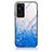 Custodia Silicone Gel Laterale Fantasia Modello Specchio Cover JM3 per Huawei P60 Pro Blu