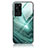 Custodia Silicone Gel Laterale Fantasia Modello Specchio Cover JM3 per Huawei P60 Pro Verde