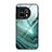 Custodia Silicone Gel Laterale Fantasia Modello Specchio Cover JM3 per OnePlus 11 5G Verde