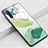Custodia Silicone Gel Laterale Fantasia Modello Specchio Cover K02 per Huawei P30 Verde