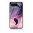 Custodia Silicone Gel Laterale Fantasia Modello Specchio Cover LS1 per Asus ROG Phone 5s Viola