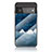 Custodia Silicone Gel Laterale Fantasia Modello Specchio Cover LS1 per Google Pixel 6 Pro 5G Blu