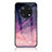 Custodia Silicone Gel Laterale Fantasia Modello Specchio Cover LS1 per Huawei Enjoy 50 Pro Viola