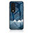 Custodia Silicone Gel Laterale Fantasia Modello Specchio Cover LS1 per Huawei Honor 80 5G Blu