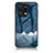 Custodia Silicone Gel Laterale Fantasia Modello Specchio Cover LS1 per Huawei Honor X7a Blu