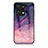 Custodia Silicone Gel Laterale Fantasia Modello Specchio Cover LS1 per Huawei Honor X7a Viola