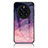 Custodia Silicone Gel Laterale Fantasia Modello Specchio Cover LS1 per Huawei Mate 50 Pro Viola