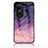 Custodia Silicone Gel Laterale Fantasia Modello Specchio Cover LS1 per Oppo Reno10 5G Viola