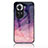 Custodia Silicone Gel Laterale Fantasia Modello Specchio Cover LS1 per Oppo Reno11 5G Viola