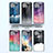 Custodia Silicone Gel Laterale Fantasia Modello Specchio Cover LS1 per Samsung Galaxy A22 4G