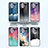 Custodia Silicone Gel Laterale Fantasia Modello Specchio Cover LS1 per Samsung Galaxy A32 4G