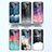 Custodia Silicone Gel Laterale Fantasia Modello Specchio Cover LS1 per Samsung Galaxy A52 4G