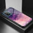 Custodia Silicone Gel Laterale Fantasia Modello Specchio Cover LS1 per Samsung Galaxy A52 4G Viola