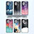 Custodia Silicone Gel Laterale Fantasia Modello Specchio Cover LS1 per Samsung Galaxy A53 5G