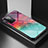 Custodia Silicone Gel Laterale Fantasia Modello Specchio Cover LS1 per Samsung Galaxy A72 4G
