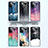 Custodia Silicone Gel Laterale Fantasia Modello Specchio Cover LS1 per Samsung Galaxy A72 4G