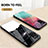 Custodia Silicone Gel Laterale Fantasia Modello Specchio Cover LS1 per Samsung Galaxy F02S SM-E025F