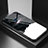 Custodia Silicone Gel Laterale Fantasia Modello Specchio Cover LS1 per Samsung Galaxy M01s Nero