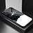 Custodia Silicone Gel Laterale Fantasia Modello Specchio Cover LS1 per Samsung Galaxy M11 Nero