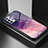 Custodia Silicone Gel Laterale Fantasia Modello Specchio Cover LS1 per Samsung Galaxy M32 5G Viola